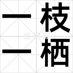 一枝一栖