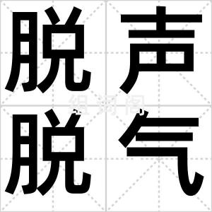脱声脱气