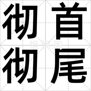 彻首彻尾