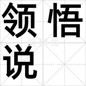 领悟说