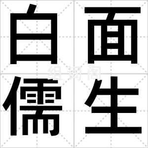 白面儒生
