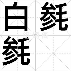 白毵毵