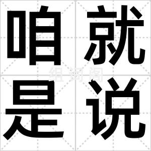 咱就是说漏