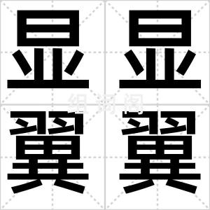 显显翼翼