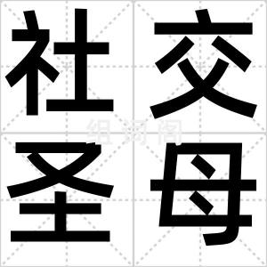 社交圣母症