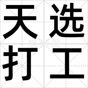 天选打工人