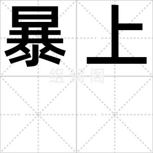 暴上