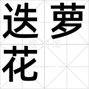 迭萝花