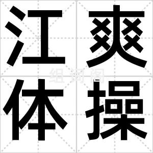 江爽体操服