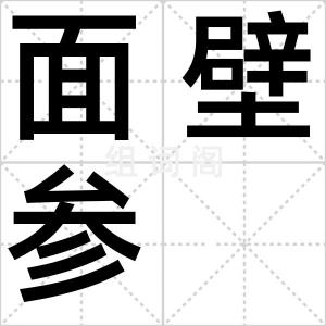面壁参