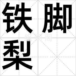 铁脚梨