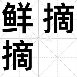 鲜摘摘