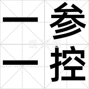 一参一控