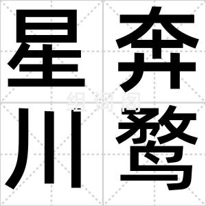 星奔川鹜