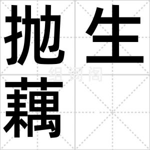 抛生藕
