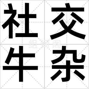 社交牛杂症
