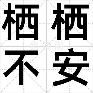 栖栖不安