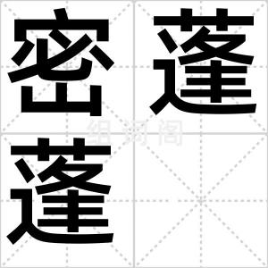 密蓬蓬