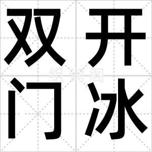 双开门冰箱