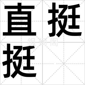 直挺挺