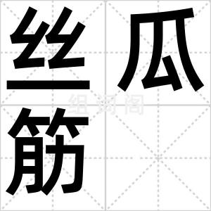 丝瓜筋