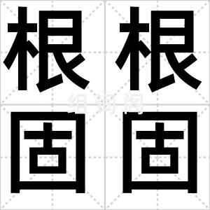 根根固固