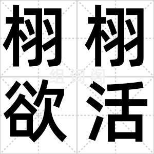栩栩欲活