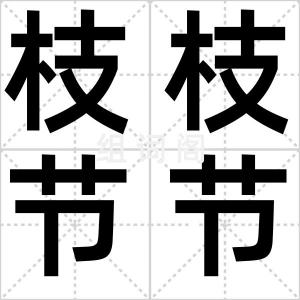 枝枝节节