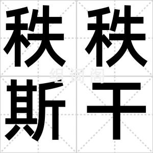 秩秩斯干
