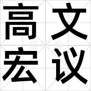 高文宏议