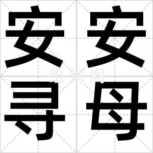 安安寻母