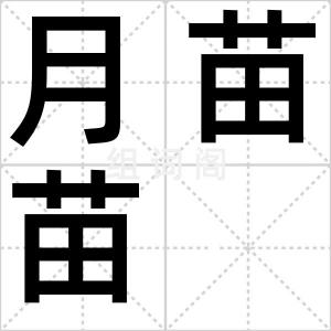 月苗苗