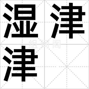 湿津津