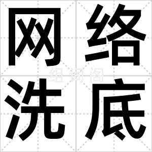 网络洗底人