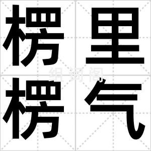 楞里楞气