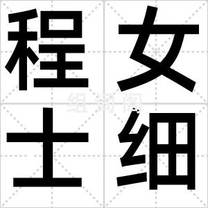 程女士细狗