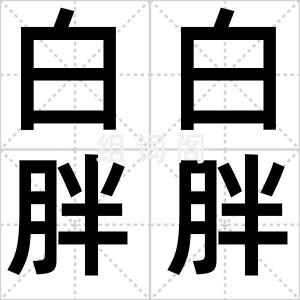 白白胖胖