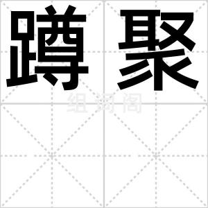 蹲聚