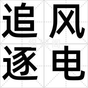 追风逐电