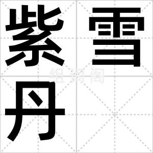 紫雪丹