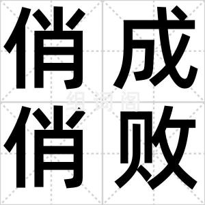俏成俏败
