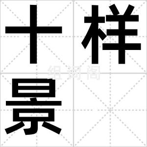十样景