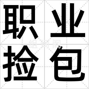 职业捡包人