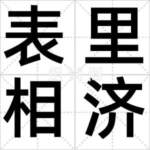 表里相济