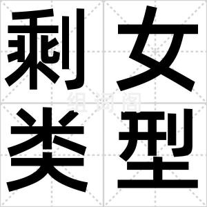 剩女类型图