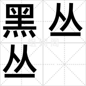 黑丛丛