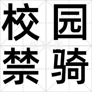 校园禁骑令