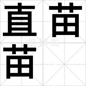 直苗苗