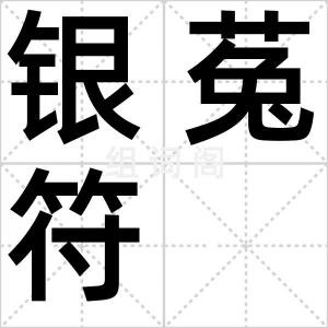 银菟符