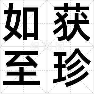 如获至珍